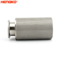 Hnegko resistencia a alta temperatura a alta temperatura de acero inoxidable sinterizado 316L Cilindro de malla de alambre de cobre